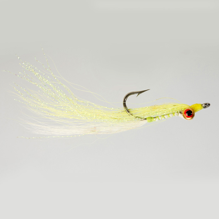 The Essential Fly Saltwater Clouser Minnow Chartreuse Fishing Fly
