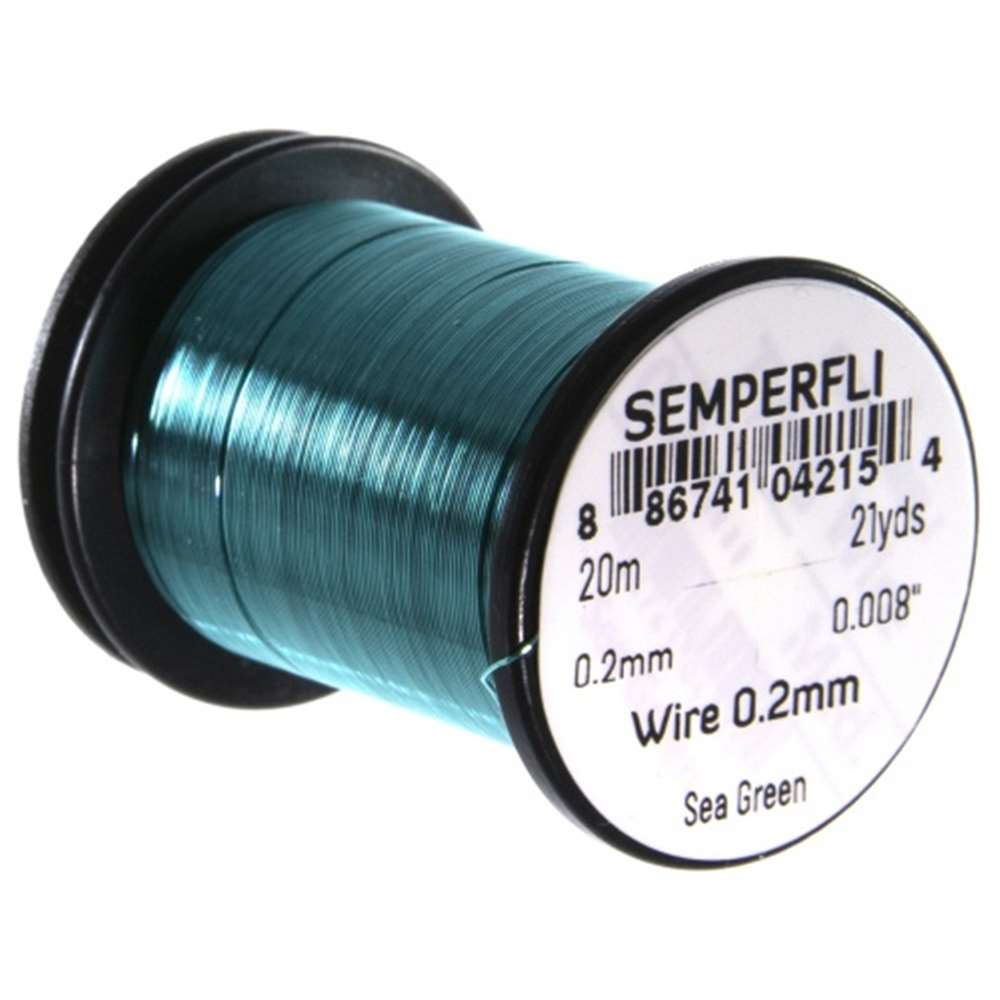 Semperfli Wire 0.2mm Sea Green