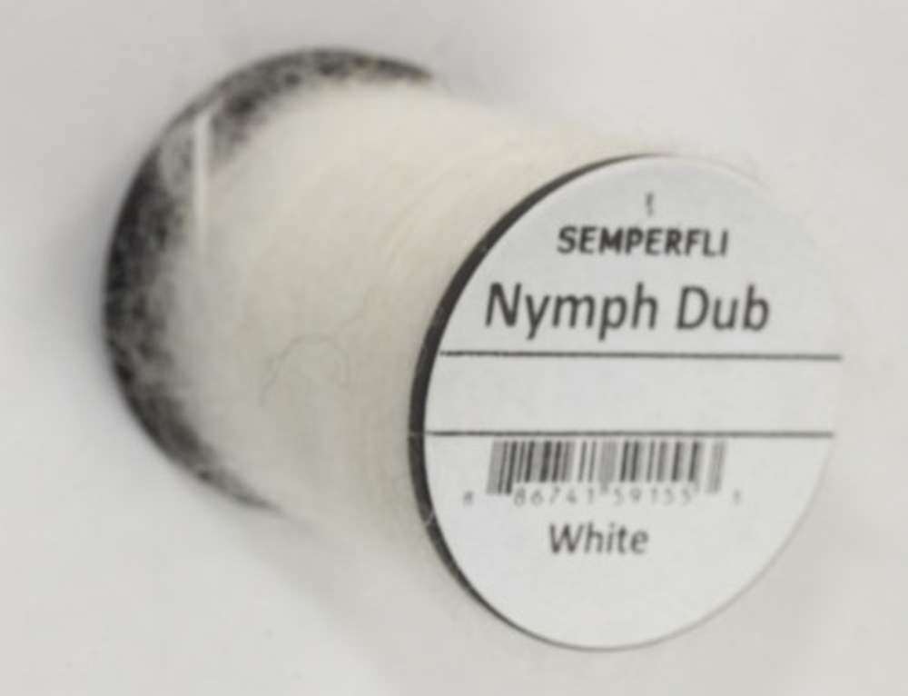 Semperfli Nymph Dub White Fly Tying Materials