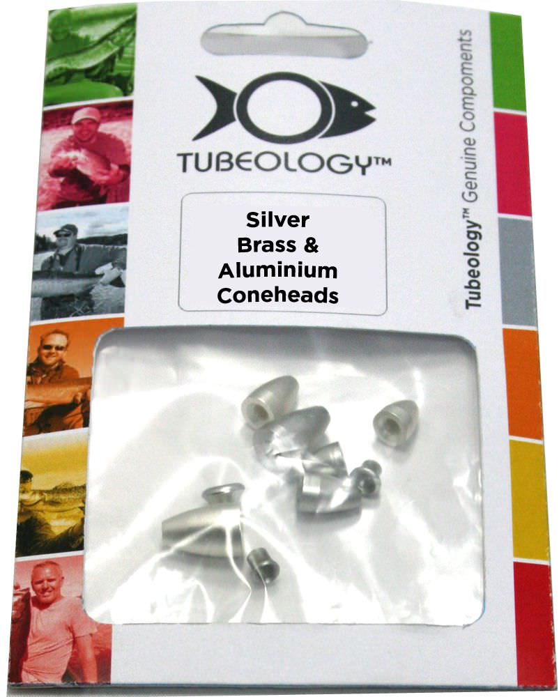 Tubeology Spares Coneheads Silver Fly Tying Materials