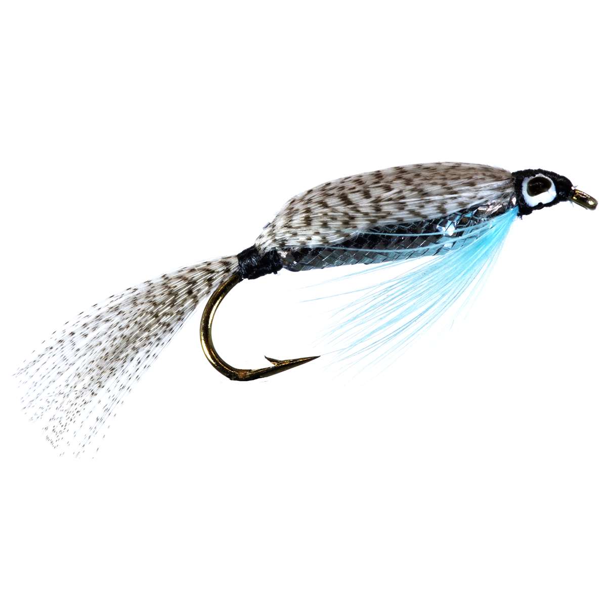 10 Mosche Minnow Olografiche Argento 1/0 – Salmone, Trota E Spigola – Set Da Pesca A Mosca