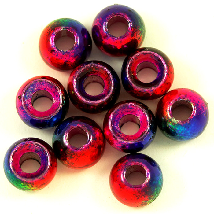 Turrall Tungsten Beads Large 3.8mm Rainbow