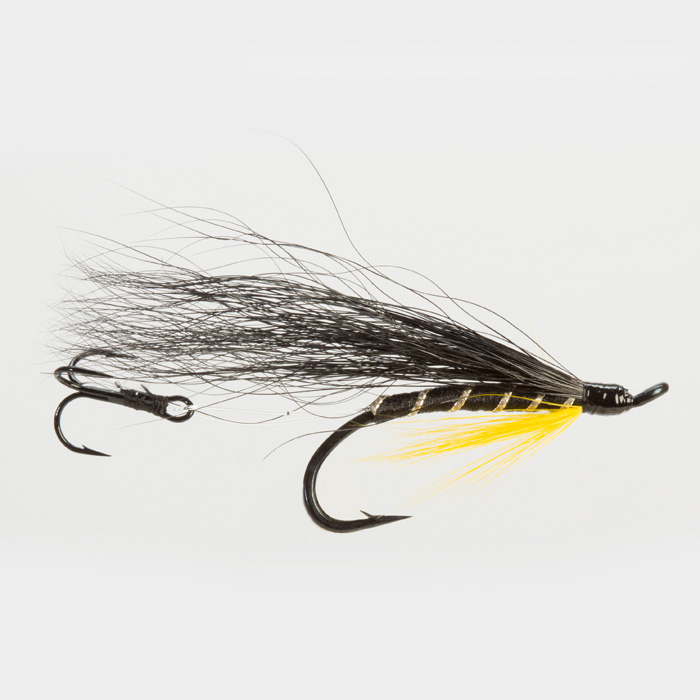 The Essential Fly Sea Trout Black & Yellow Flying T Fishing Fly