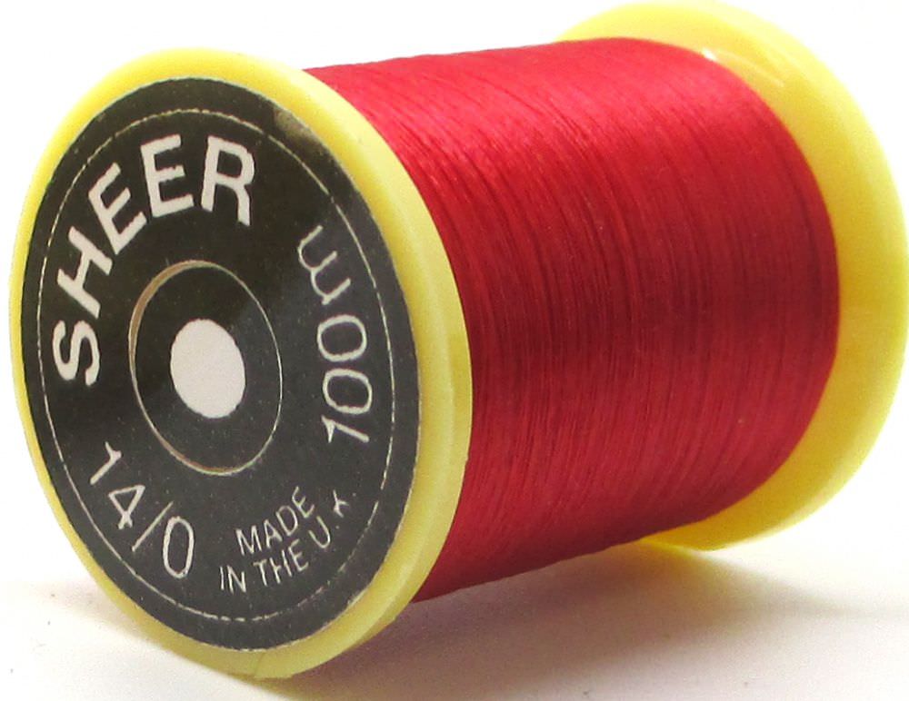 Gordon Griffiths Sheer 14/0 Red Fly Tying Threads