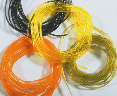 Veniard Magic Glass / V Rib Fluorescent Orange Fly Tying Materials (Product Length 1.53 Yds / 1.4m)