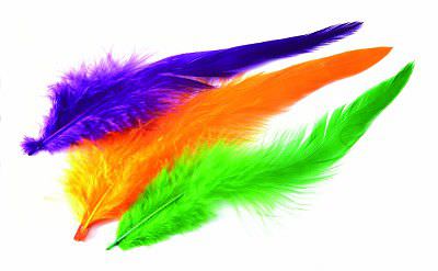 Veniard Schlappen Feathers Fluorescent Green Fly Tying Materials