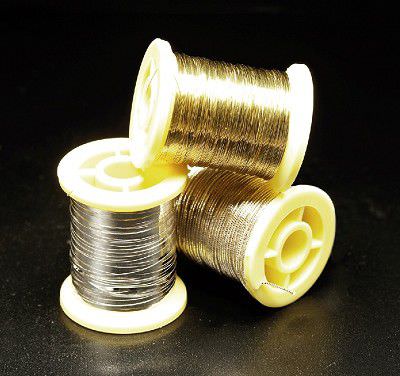 Veniard Round Wire #27 (0.125mm) Gold