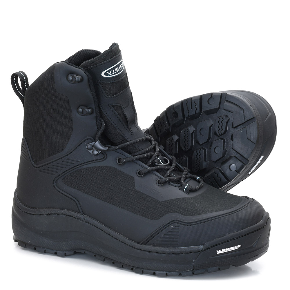 Vision Musta Michelin Wading Boot Uk 10 / Us 11 For Fly Fishing