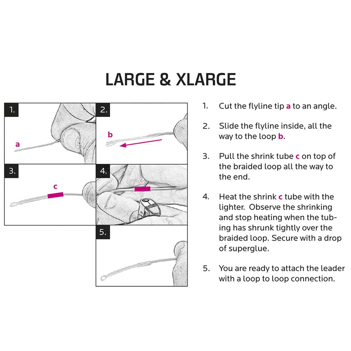 Vision Nano Loops Large Fly Line & Leader/Tippet Connector