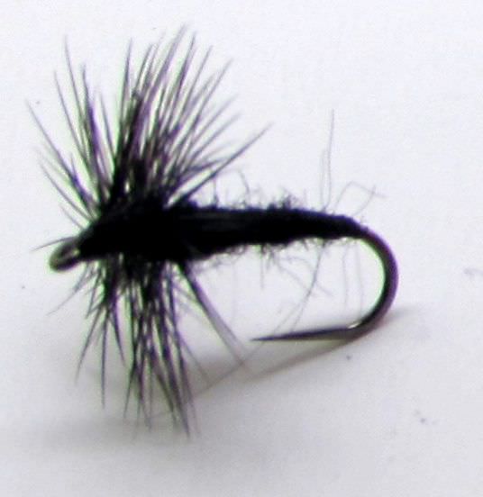 The Essential Fly Barbless Black Midge Fishing Fly