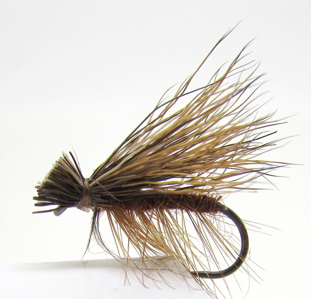 The Essential Fly Barbless Elk Hair Caddis Brown Fishing Fly