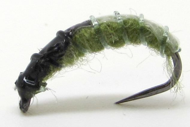 The Essential Fly Sandys Barbless Rhyacophilia Larva Rockworm Fishing Fly