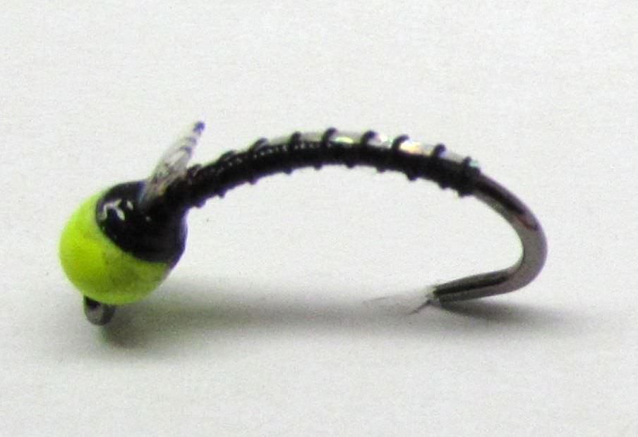 The Essential Fly Barbless Tungsten Depth Charge Flashback Buzzer Yellow Fishing Fly