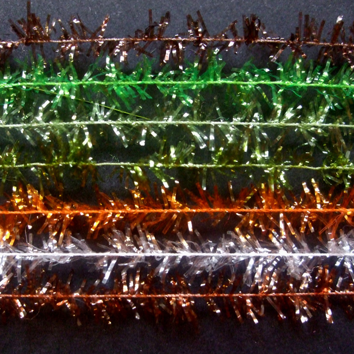 Turrall Flash Chenille Rust Fly Tying Materials