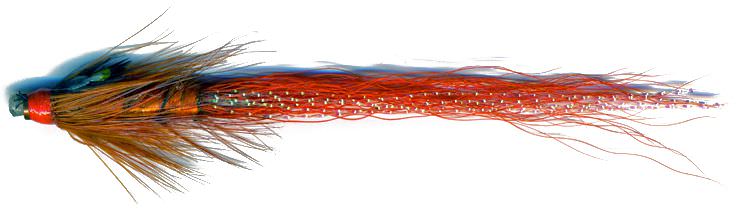 The Essential Fly Orange Pot Belly Pig (Coper Tube) Fishing Fly