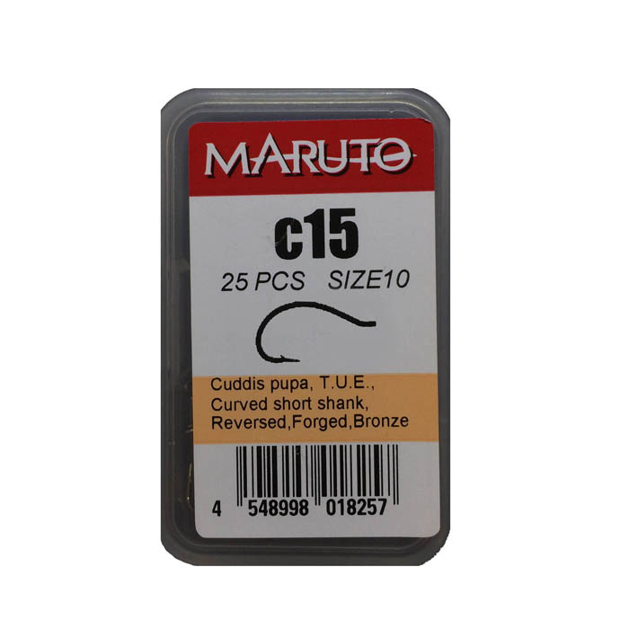 Maruto Sedge Hooks Size #12 Matuto C15 Trout & Grayling Fly Tying Hooks