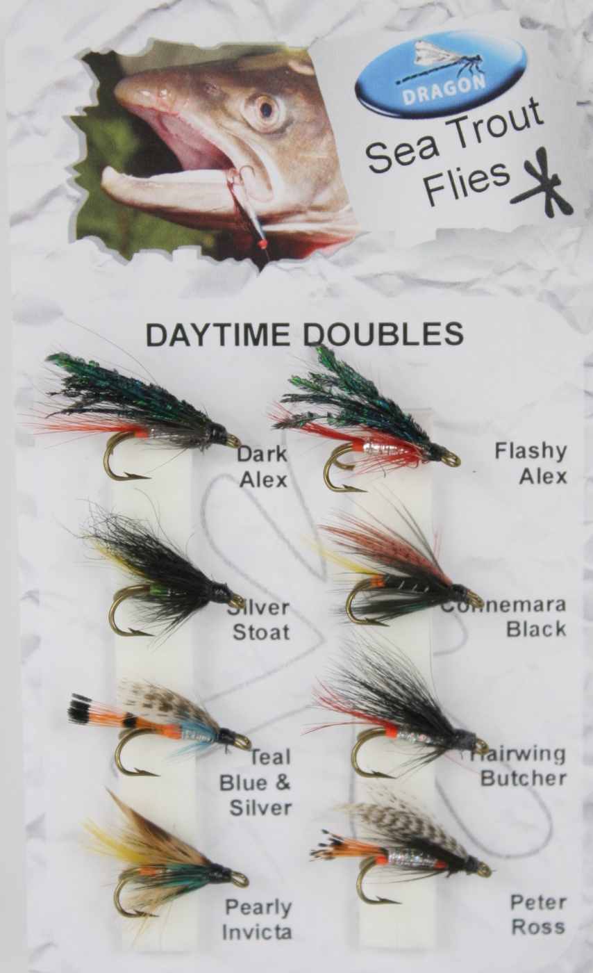Dragon Tackle Daytime Doubles Fishing Fly Assortment