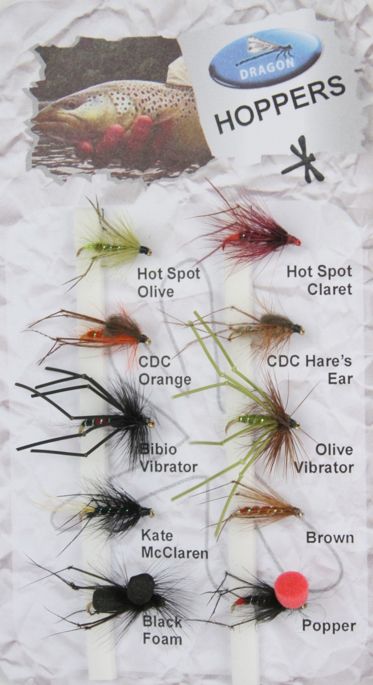 Dragon Tackle Hoppers Fishing Fly Assortment