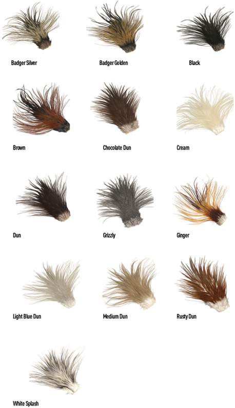Metz Genetic Hackles Cock Neck Grizzle Dyed Fl Yellow Average Sizes 16-10s 