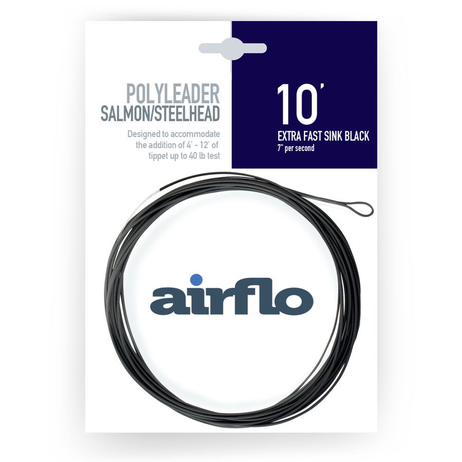 Airflo Polyleader Salmon Extra Strong 10 Foot Extra Super Fast Sink (Pesf24-10Xs) Fly Fishing Leader (Length 10ft / 3.05m)
