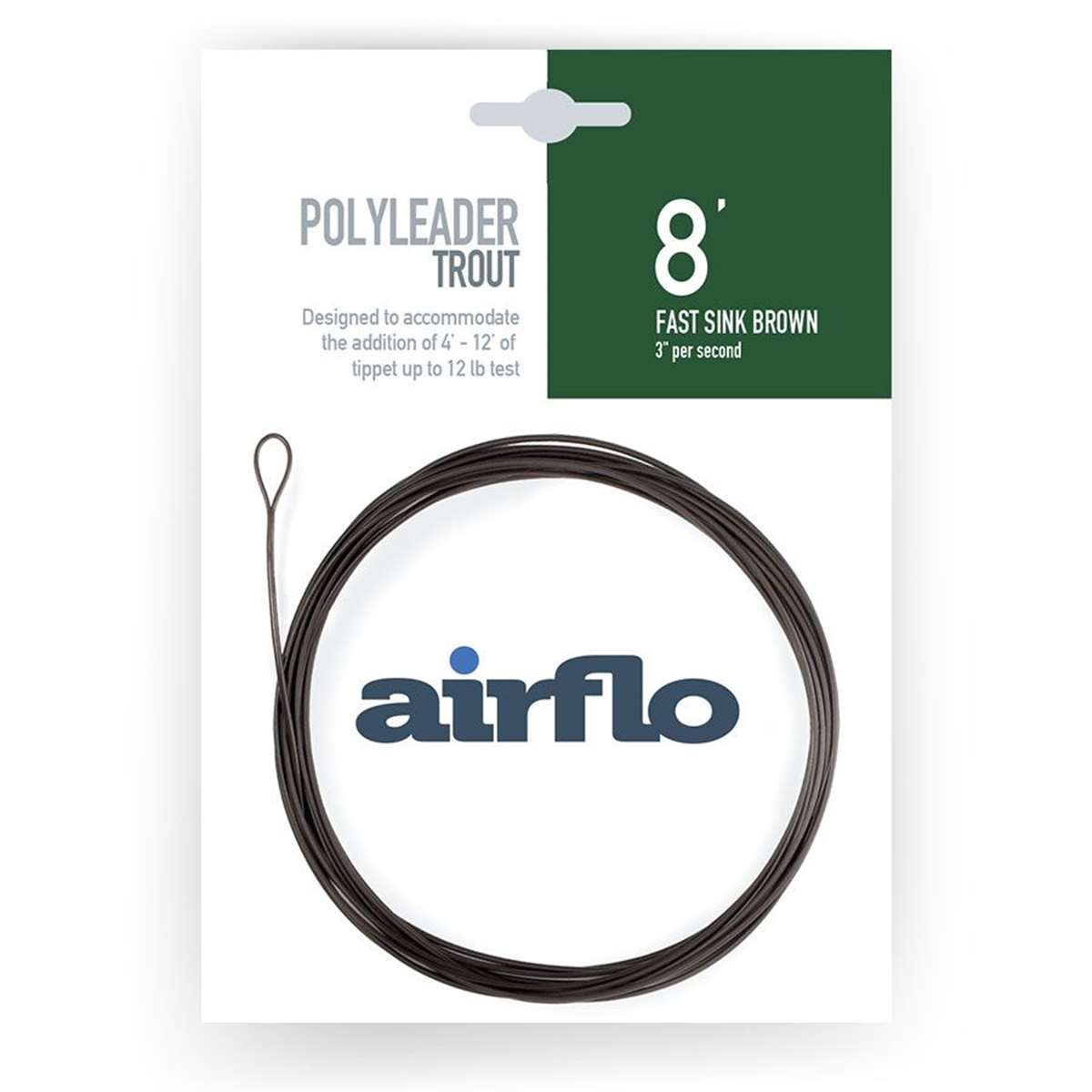 Airflo Polyleader Trout 8 Foot Fast Sink (Psf88T) Fly Fishing Leader