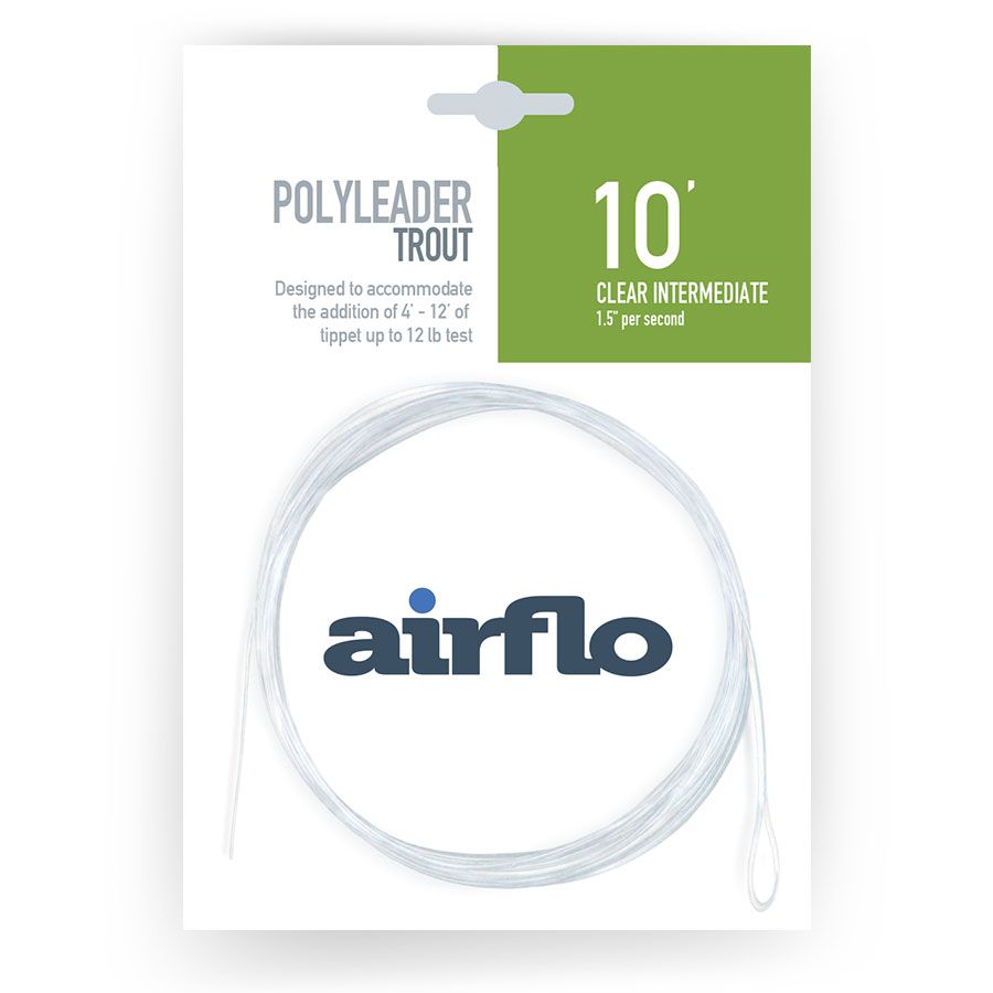Airflo Polyleader Trout 10 foot Clear Intermediate (PI1-10T)