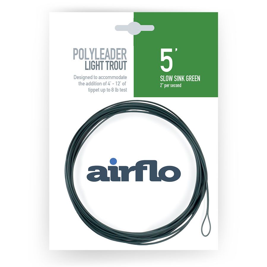 Airflo Polyleader Light Trout 5 foot Slow Sink (PSS4-5LT)