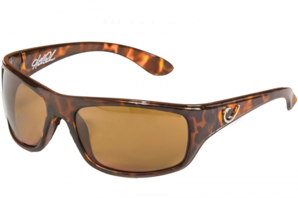 Mustad Sunglasses Tortoise Vented Frame with Amber Lens