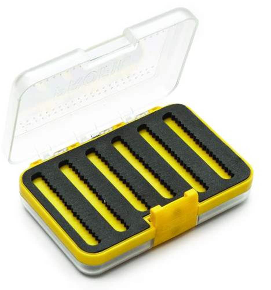 Leeda Profil Fly Box Yellow For Fishing Fly Storage