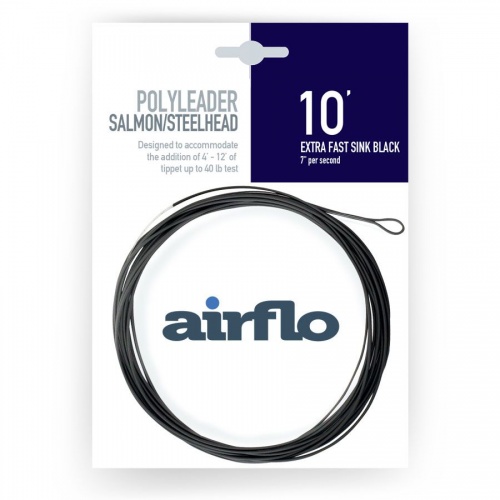 Airflo Polyleader Salmon Extra Strong 10 Foot Extra Super Fast Sink (Pesf24-10Xs) Fly Fishing Leader