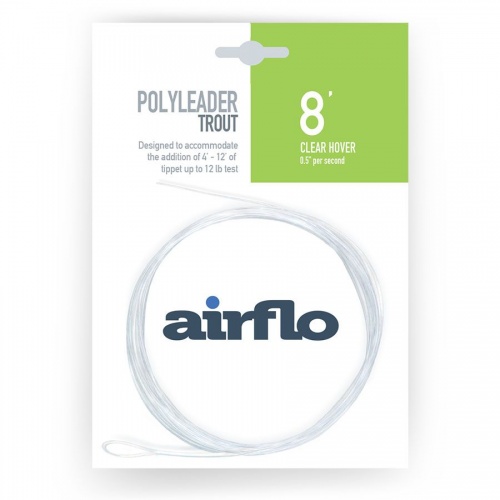 Airflo Polyleader Trout 8 Foot Clear Hover (Ph-8T) Fly Fishing Leader (Length 8ft / 2.43m)