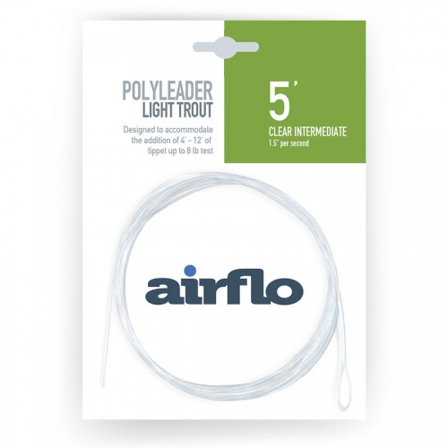 Airflo Polyleader Light Trout 5 Foot Clear Intermediate (Pi1-5Lt) Fly Fishing Leader (Length 5ft / 1.6m)