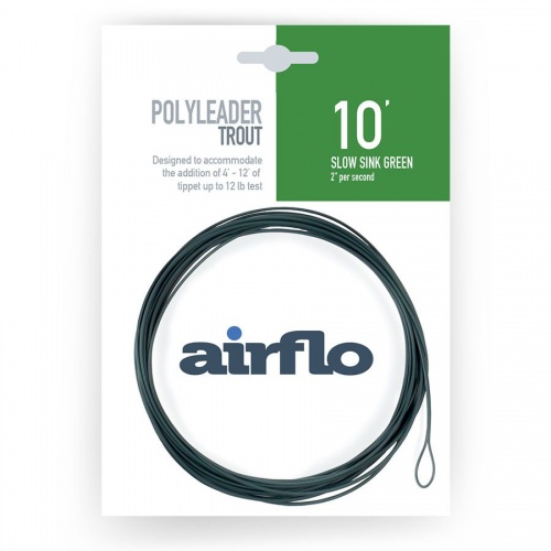 Airflo Polyleader Trout 10 Foot Slow Sink (Pss4-10T) Fly Fishing Leader (Length 10ft / 3.05m)