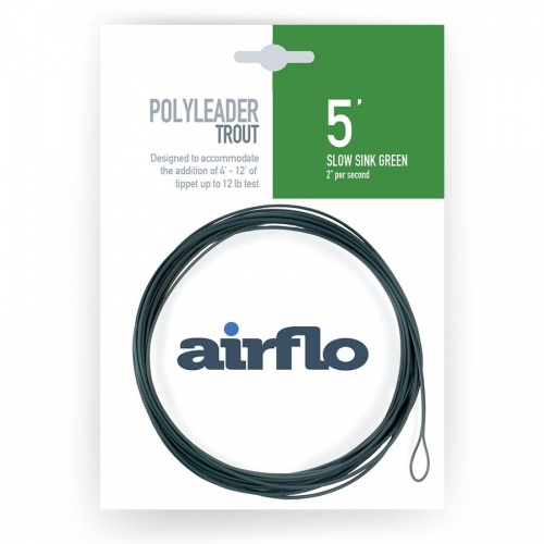 Airflo Polyleader Trout 5 Foot Slow Sink (Pss4-5T) Fly Fishing Leader (Length 5ft / 1.6m)