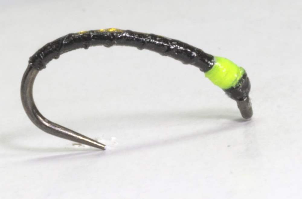 The Essential Fly Barbless Sandy's Pulsa Buzzer Yellow Fishing Fly