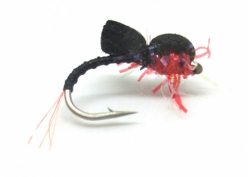 The Essential Fly Sandys Blank Buster Assassin Black Back / Red Fishing Fly