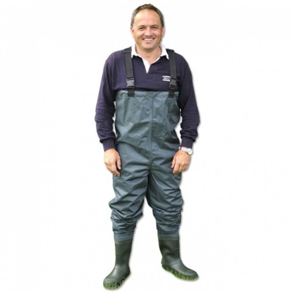 Shakespeare Sigma Nylon Chest Waders Us #9 Uk #8 Eu #42 For Fly Fishing