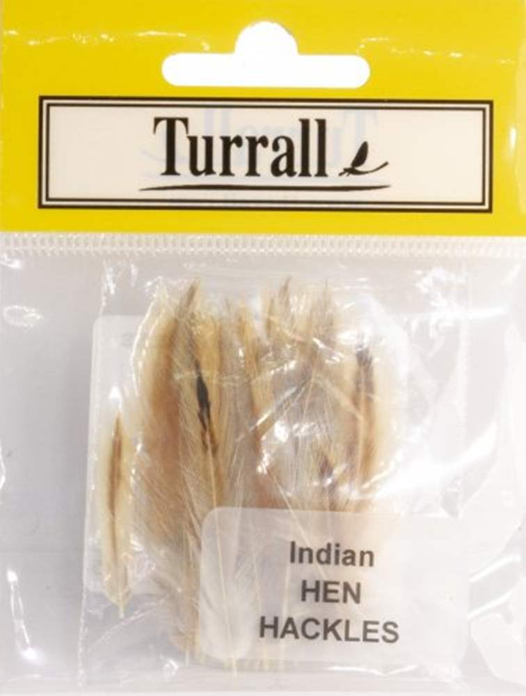 Turrall Indian Hen Hackles Select 30 Feathers Ginger Fly Tying Materials