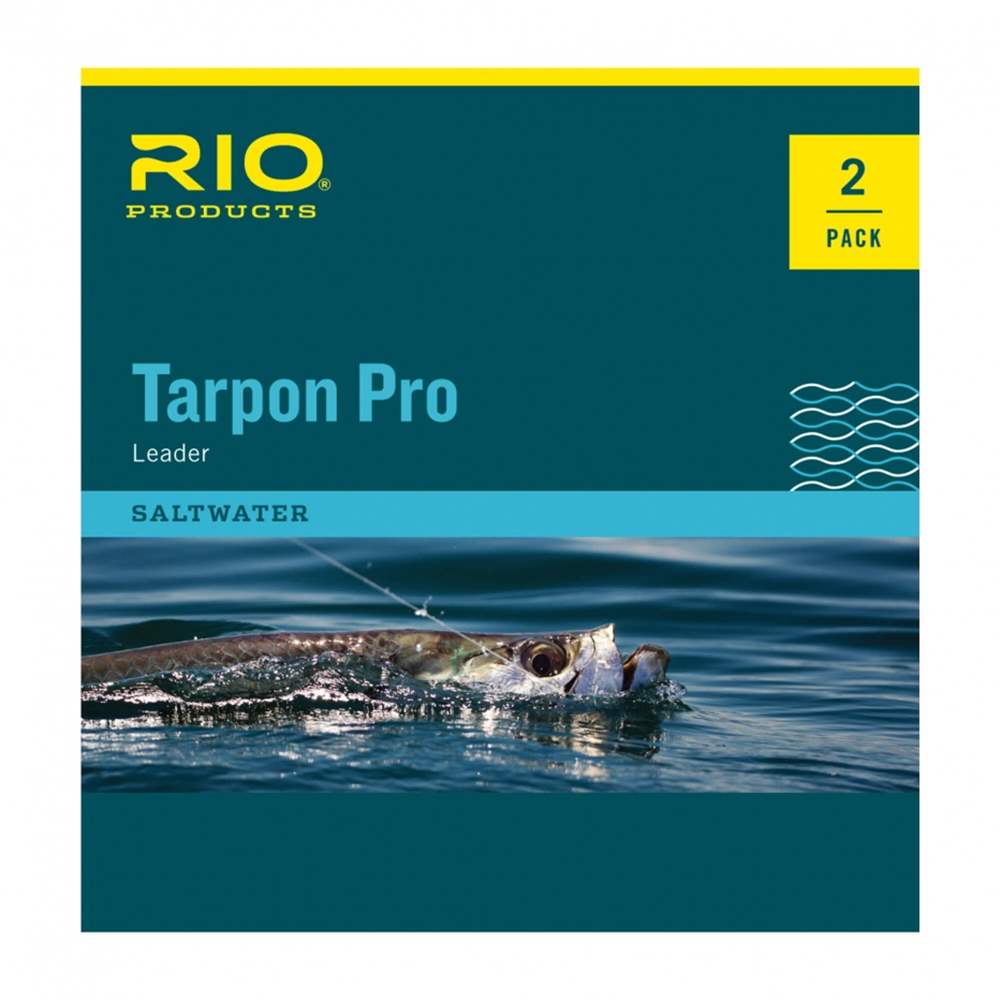 Rio Products Tarpon Pro Tapered Leader Twin Pack 80Lb For Fly Fishing (Length 10ft / 3.05m 2 Pack)