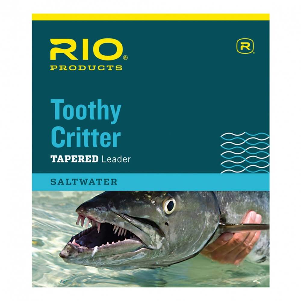 Rio Products Toothy Critter Tapered Leader 45Lb For Predator Fly Fishing (Length 7ft 6in / 2.29m)