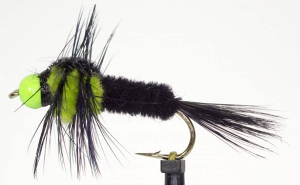 The Essential Fly Montana Green Hot Head Fishing Fly