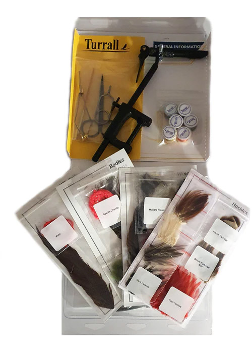 Turrall Fly Tying Kit Display Kit Fly Tying Tools