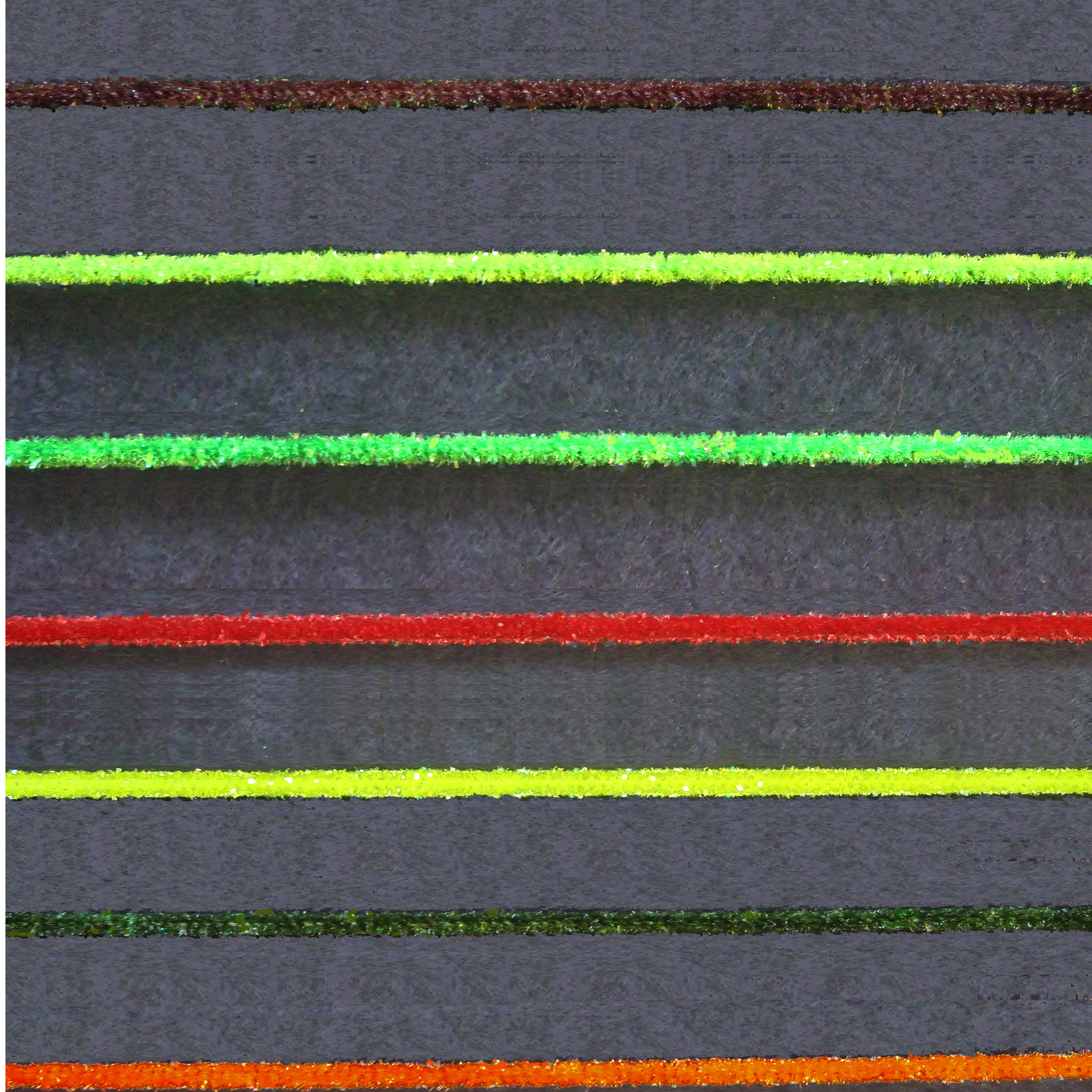 Turrall Micro Chenille Fluorescent Red Fly Tying Materials (Pack Size 200cm)