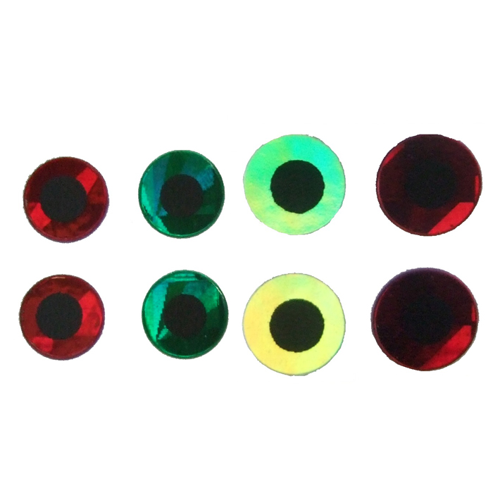 Turrall Flat Eyes 6mm Red / Black