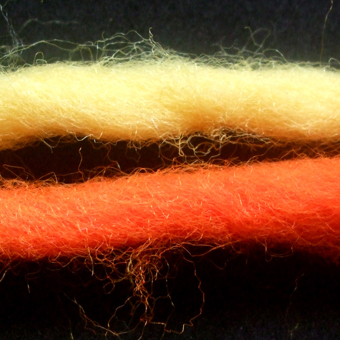Turrall Glo Bug Yarn Fluorescent Orange Fly Tying Materials (Product Length 12in / 30cm)