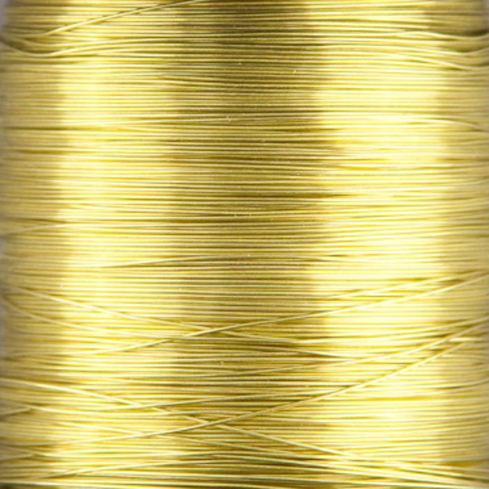 Turrall 0.2mm Medium Copper Wire Gold Fly Tying Materials (Product Length 8.74 Yds / 8m)