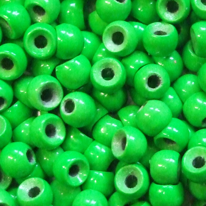 Turrall Tungsten Bead Micro 1.5mm Fluorescent Green Fly Tying Materials