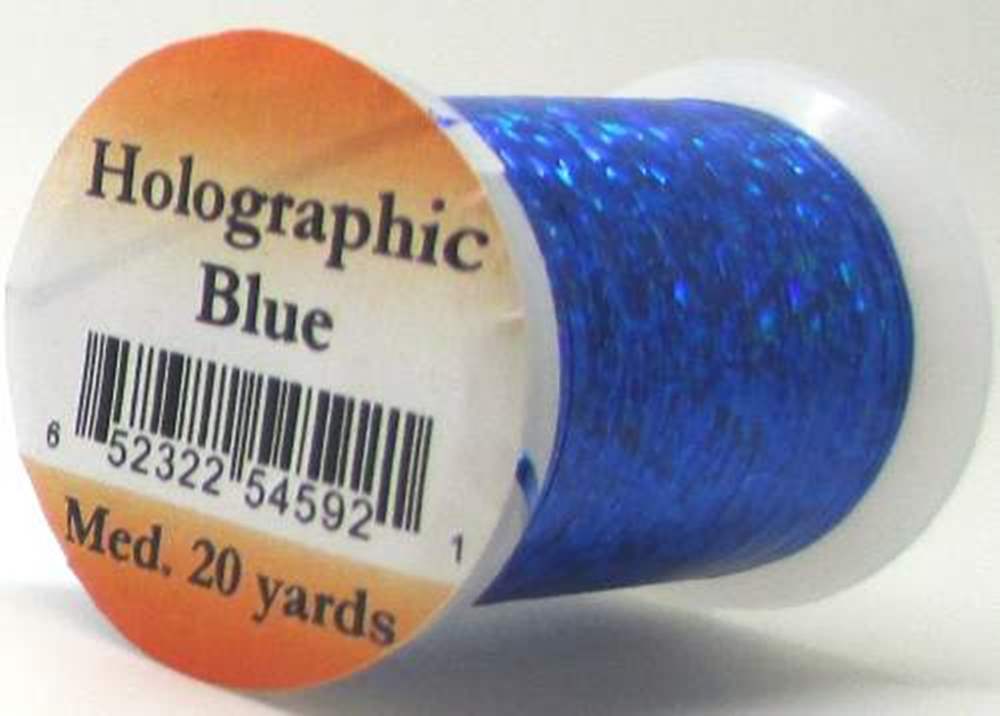 Veniard Holographic Tinsel Small #2 Blue Fly Tying Materials (Product Length 21.8 Yds / 20m)