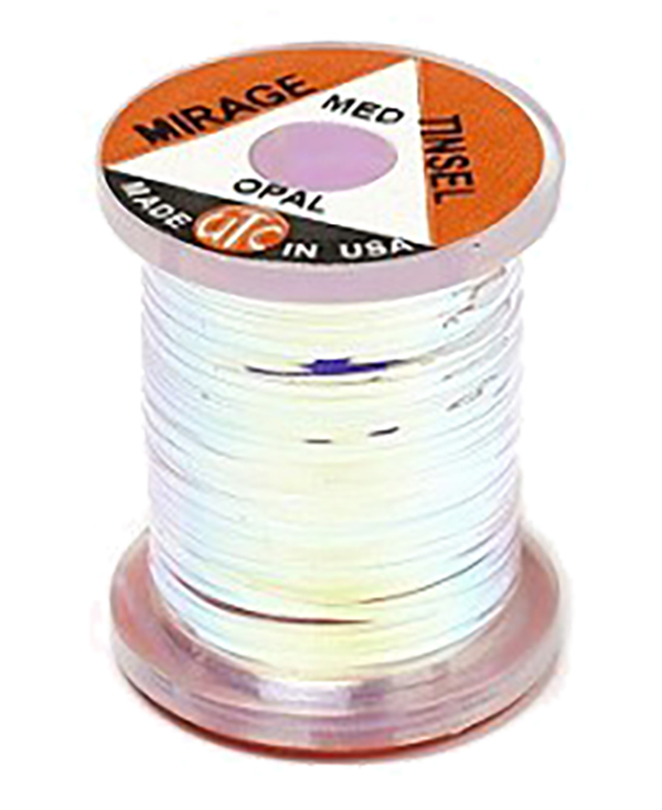 Utc Mirage Flash Tinsel Mirage Opal / Pearl Large Fly Tying Materials