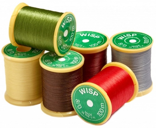 Gordon Griffiths Wisp Microfine 8/0 Red Fly Tying Threads (Product Length 109 Yds / 100m)